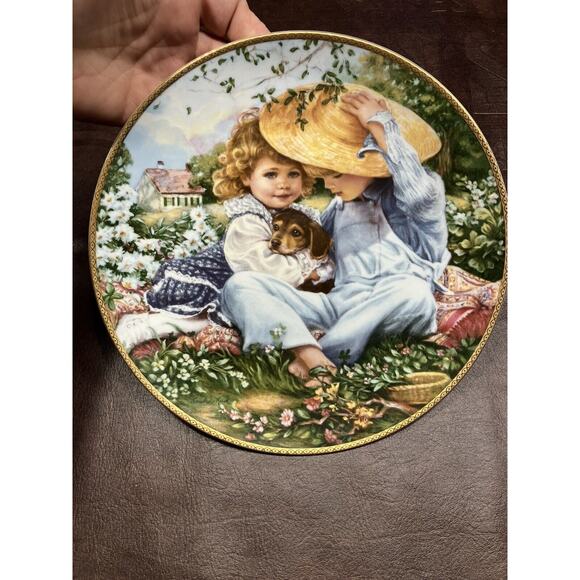 Knowles Other - "Reco “A Time To Love" Collector Plate Sandra‎ Kuck 1989 March of Dimes #12305C